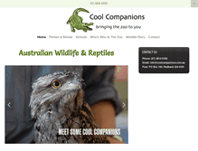 Tablet Screenshot of coolcompanions.com.au